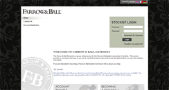 Desktop Screenshot of farrow-ball.biz