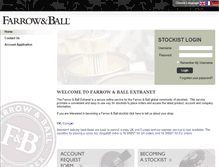 Tablet Screenshot of farrow-ball.biz